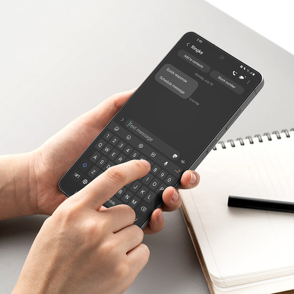 Zaščitna folija za zaslon Ringke Easy Slide za Samsung Galaxy S26 Ultra S948, Kaljeno steklo, Polno lepljenje, Komplet 2 kosa