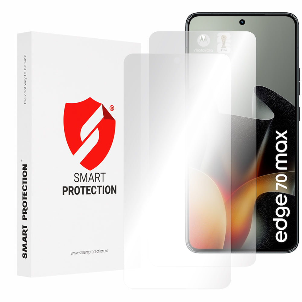 Zaščitna folija za zaslon Smart Protection Premium Classic za Motorola Edge 70 Max, plastika, komplet 2 kosa