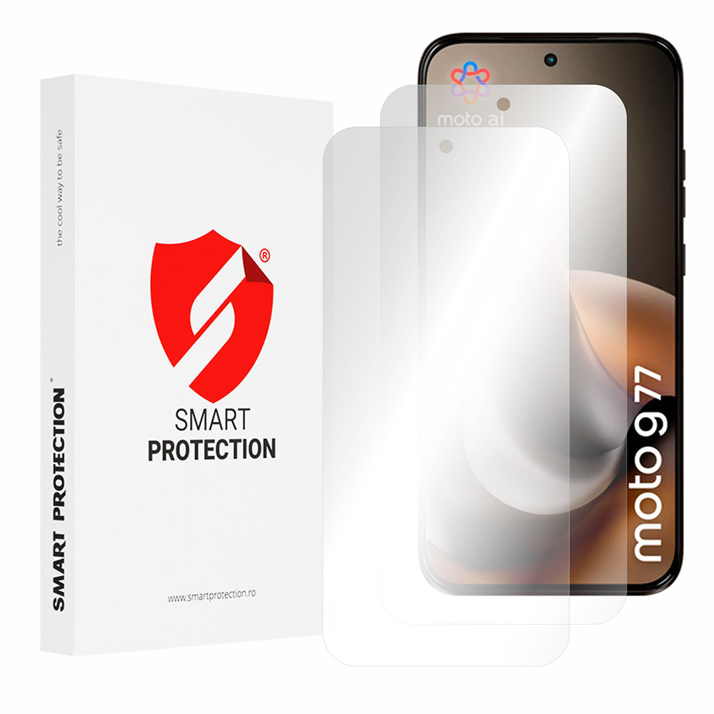 Zaščitna folija za zaslon Smart Protection Premium Classic za Motorola Moto G77, Plastika, Set 2 kosa