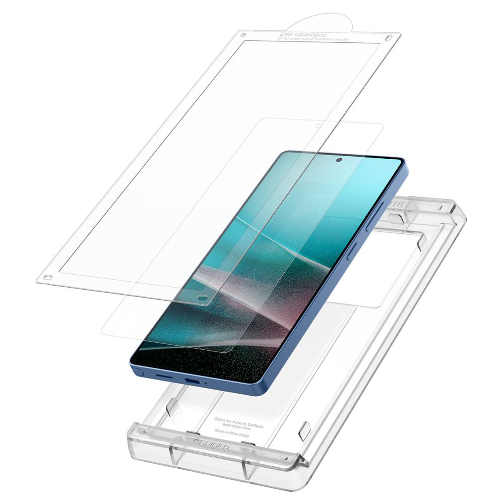 Zaščitna folija za zaslon Spigen Elite Shield EZ FIT HD za Samsung Galaxy S25 Ultra S938, plastika AFL09083