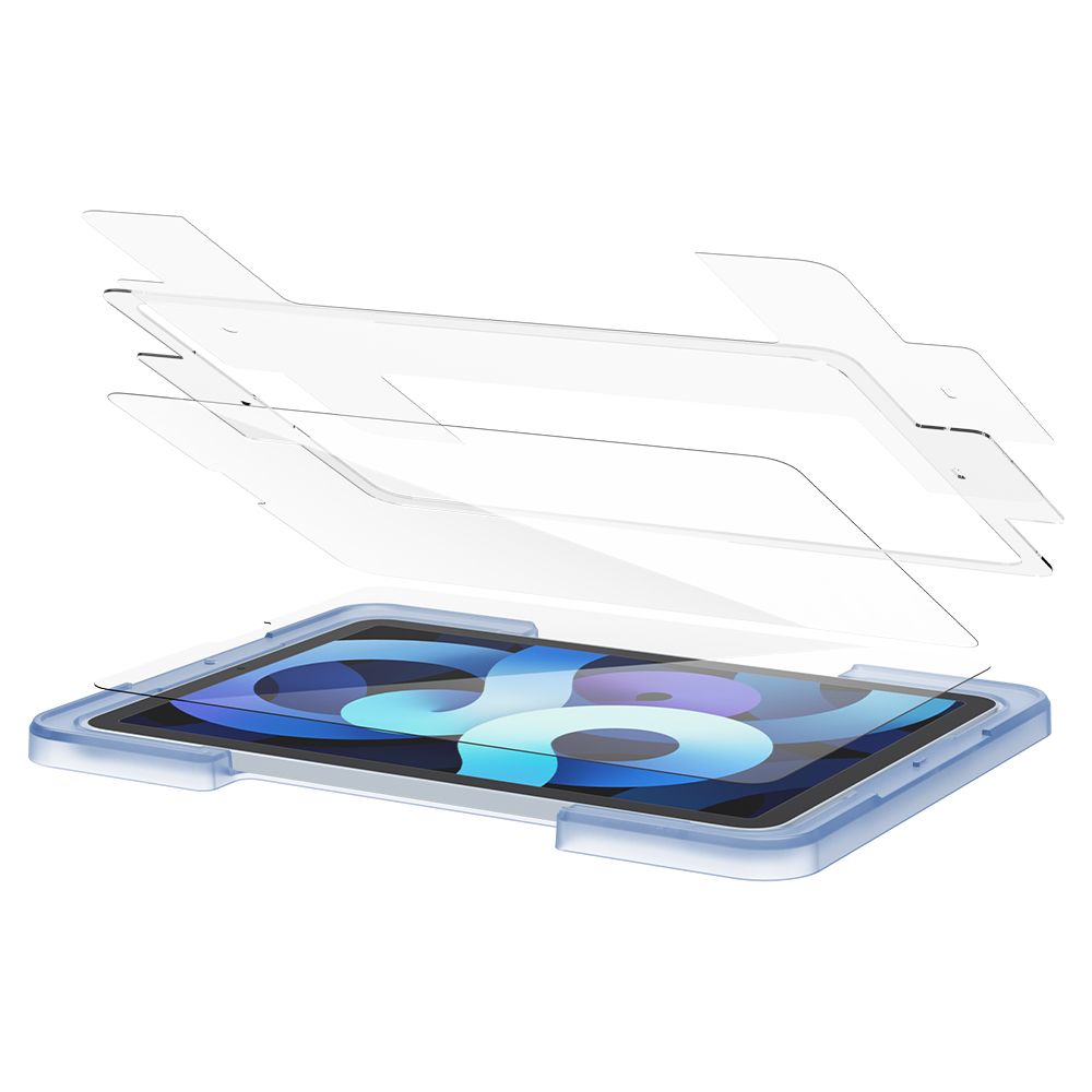 Zaščitna folija za zaslon Spigen GlastR EZ FIT za Apple iPad Air (2022) / Pro 11 (2021) / Air (2020), Kaljeno steklo, Full Glue AGL02065