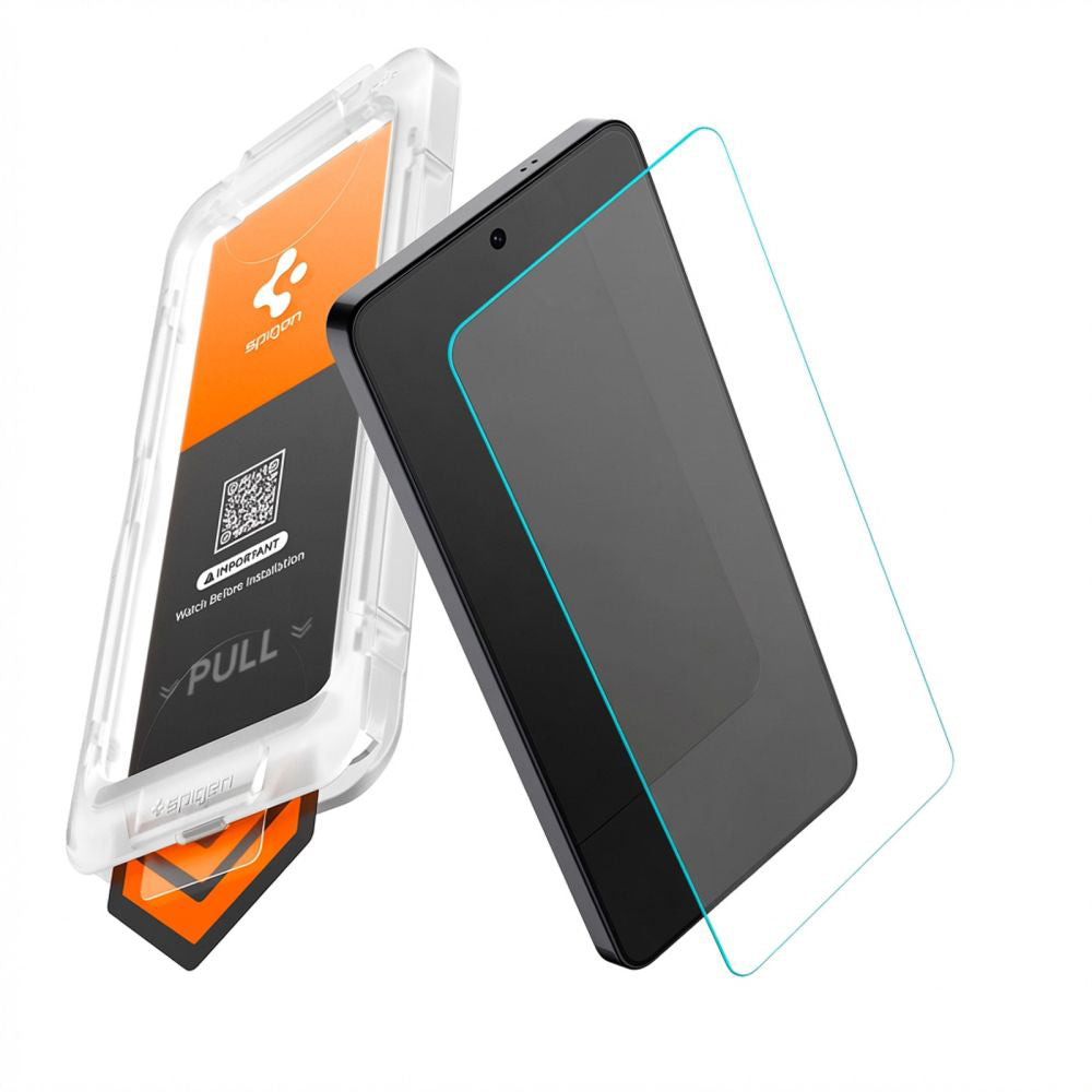 Zaščitna folija za zaslon Spigen GlastR EZ FIT Pro HD za Samsung Galaxy S26 S942, Kaljeno steklo, Full Glue AGL11097