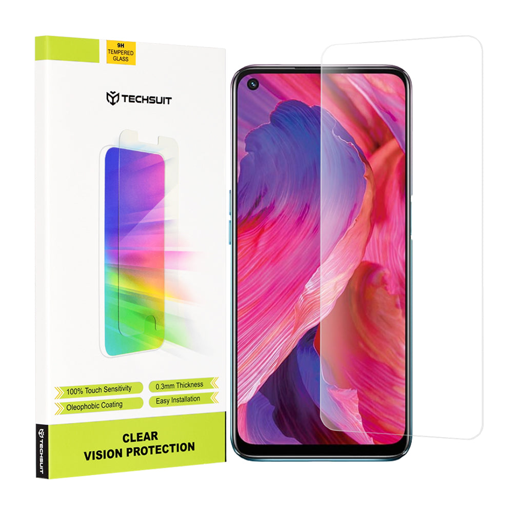 Zaščitna folija za zaslon Techsuit Clear Vision za OnePlus Nord N200 5G / A74 5G / A54 5G, Kaljeno steklo, Polno lepljenje