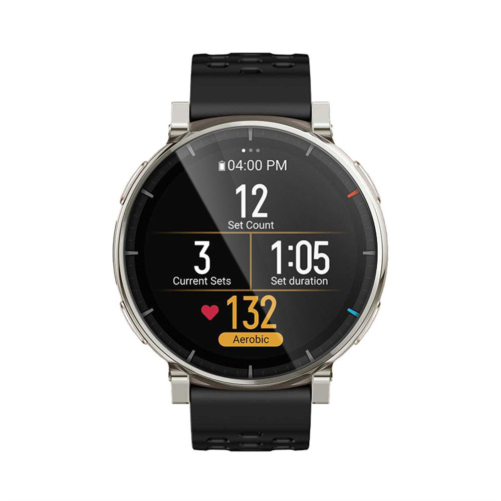 Zaščitna folija za zaslon Techsuit Nano Flex za Amazfit Active 3 Premium, Plastika, Set 2 kosa, Črna