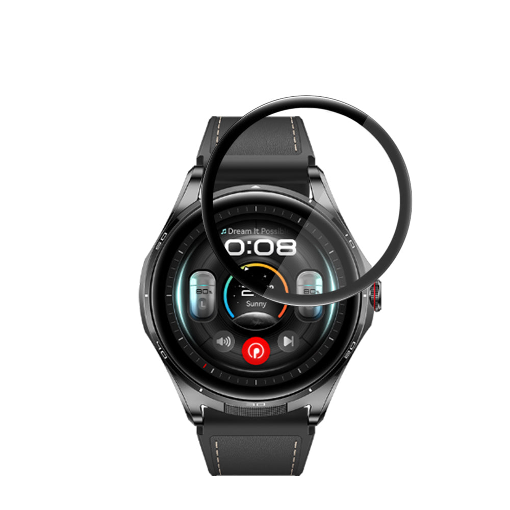 Zaščitna folija za zaslon Techsuit Nano Flex za Huawei Watch Buds 2, plastika, komplet 2 kosa, črna