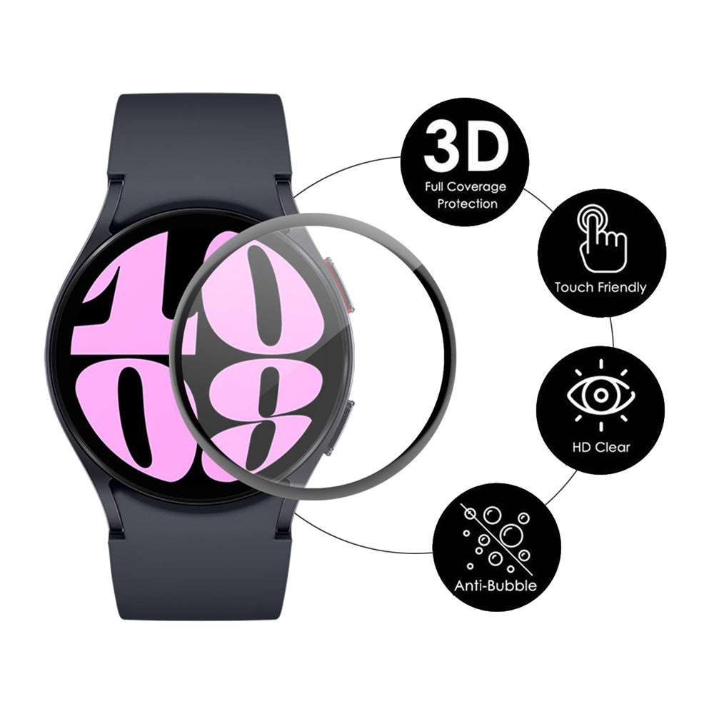 Zaščitna folija za zaslon Techsuit Nano Flex za Huawei Watch Fit 5 Pro, plastika, komplet 2 kosa, črna
