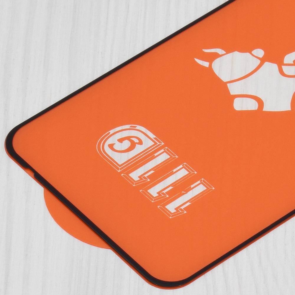 Zaščitna folija za zaslon Techsuit za Xiaomi Poco M6 4G / Redmi 13 / 12 5G / 12, kaljeno steklo, polno lepilo, 111D, črna