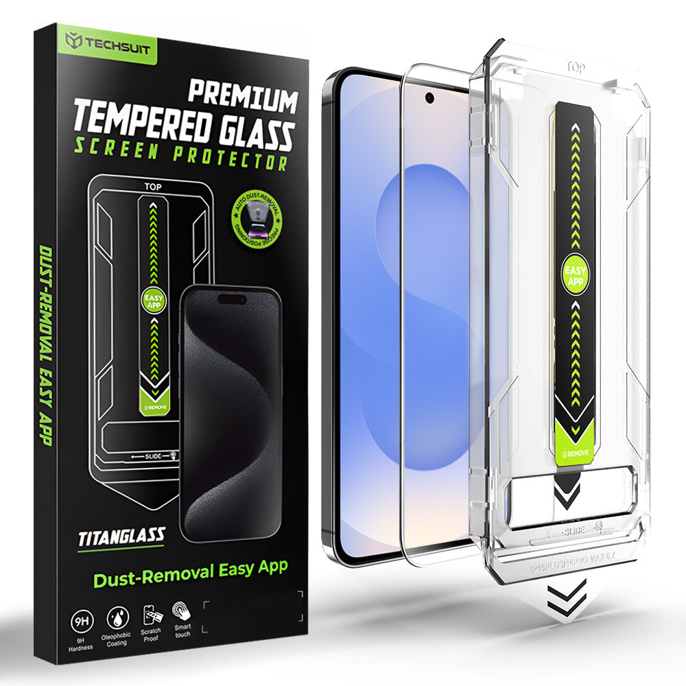 Zaščitna folija za zaslon Techsuit TitanGlass CrystalHD za Samsung Galaxy S26 S942, Kaljeno steklo, Polno lepilo