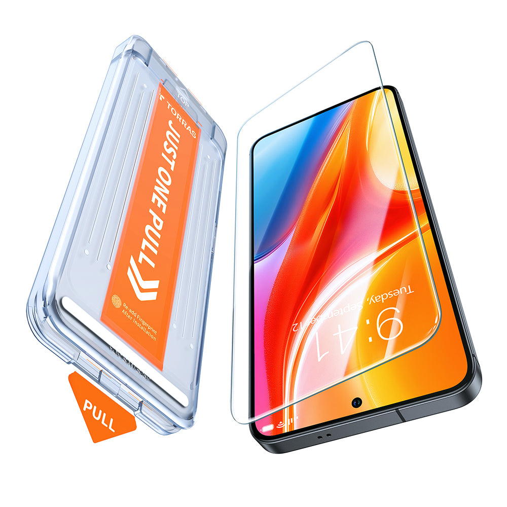 Zaščitna folija za zaslon Torras GlassGo Install Master za Samsung Galaxy S25 Ultra S938, kaljeno steklo, polno lepilo