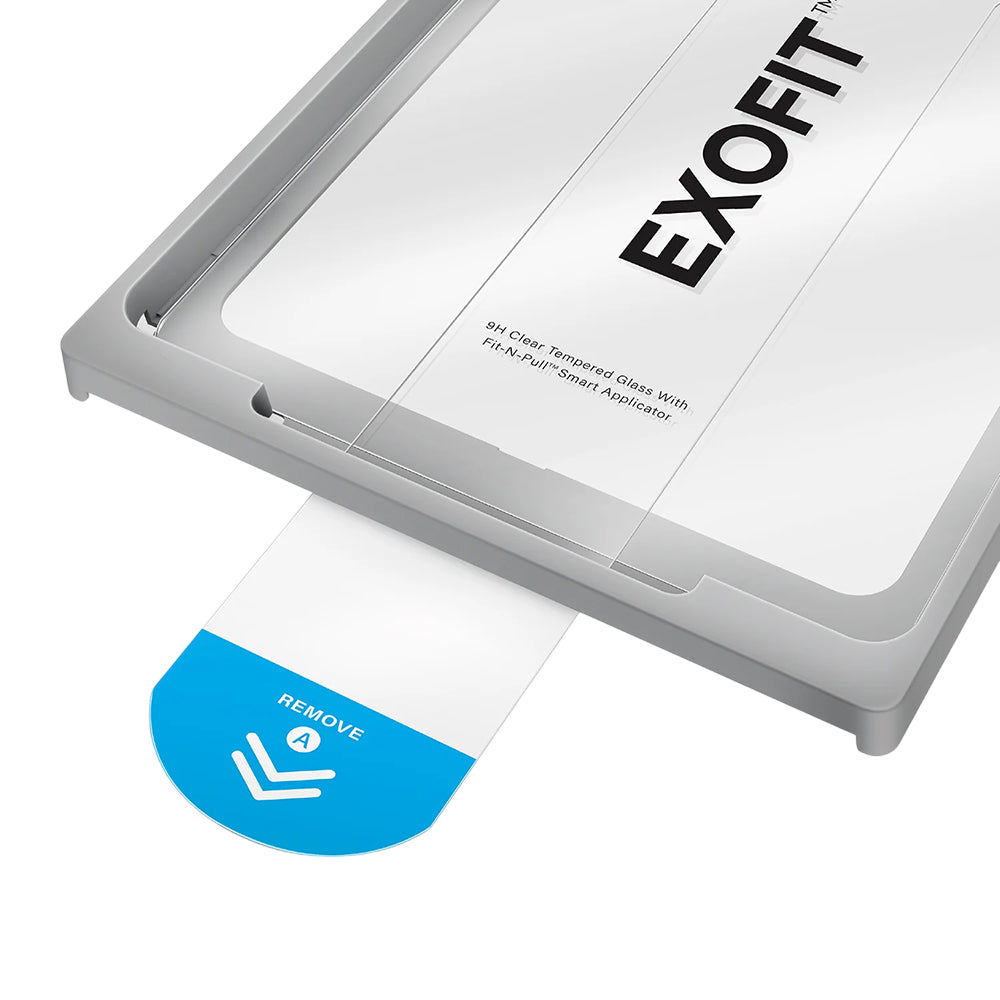 Zaščitna folija zaslona UNIQ Optix Exofit za Apple iPad Air 11 (2024), kaljeno steklo, polno lepilo