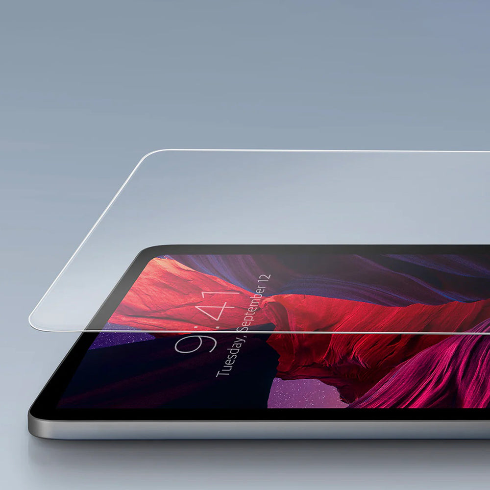 Zaščitna folija zaslona UNIQ Optix Exofit za Apple iPad Air 11 (2024), kaljeno steklo, polno lepilo