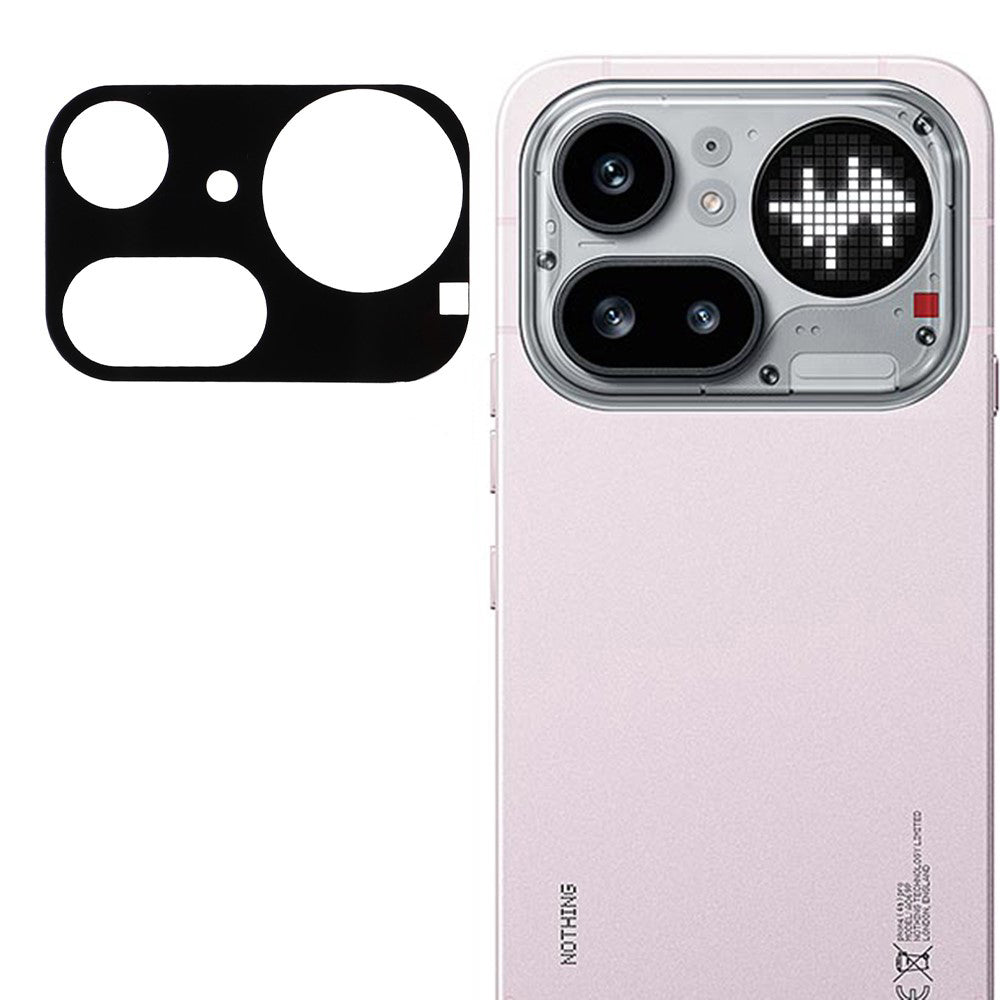 Zaščitna folija za zadnjo kamero Techsuit za Nothing Phone (4a) Pro, kaljeno steklo, črna