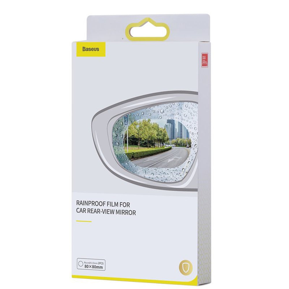 Folija Ogledalo Proti Dežju Baseus, 135mm x 95mm, Plastika, Set 2 kosa SGFY-C02