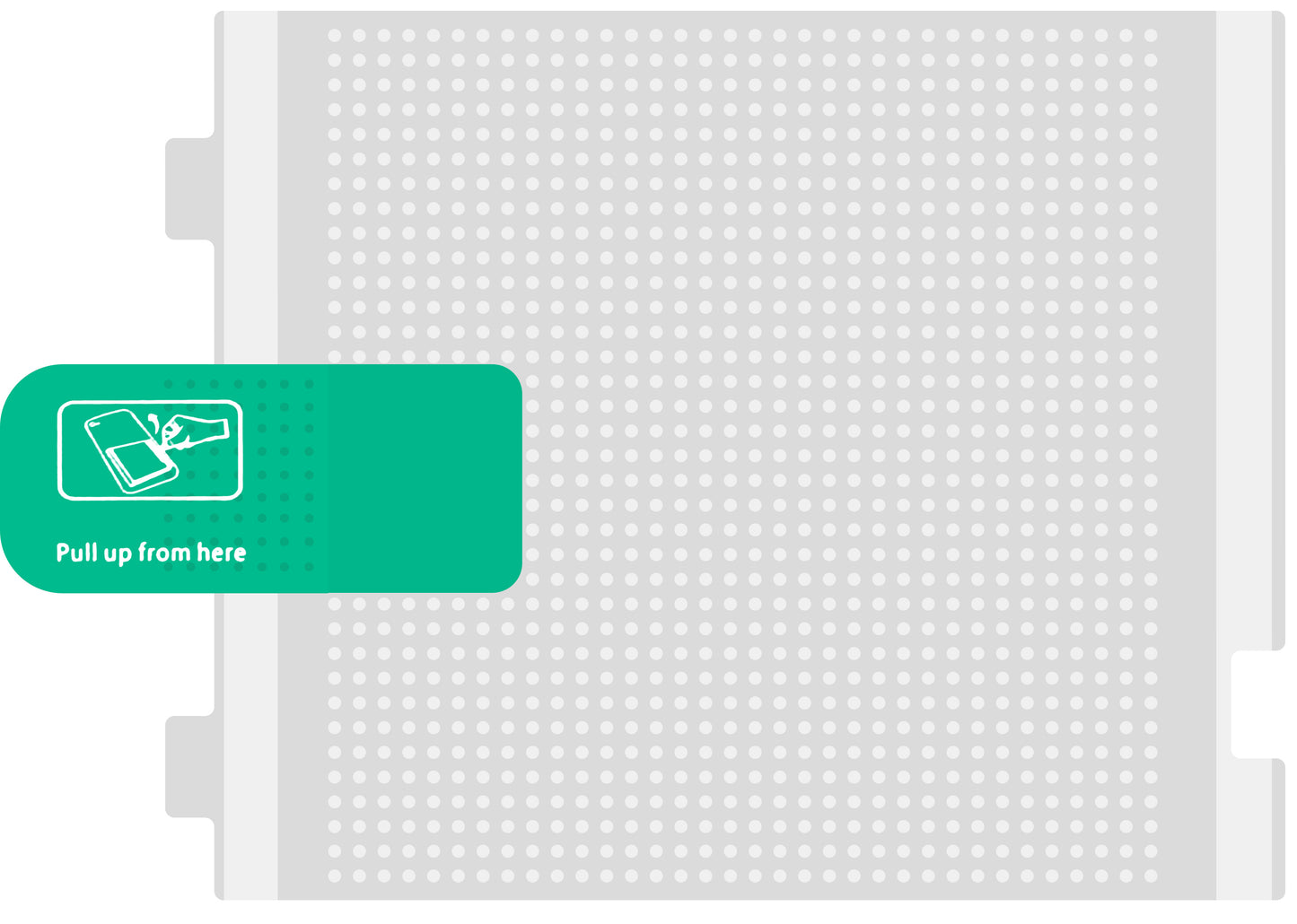 Folija za odstranjevanje baterije Nokia G42, servisni paket A020074040H001