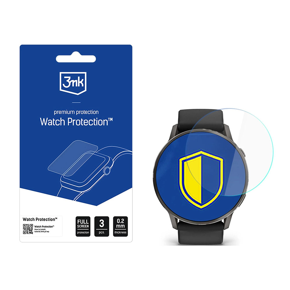 Zaščitna folija 3MK Arc za Garmin Venu 4 41mm, Set 3 kosi, Plastika