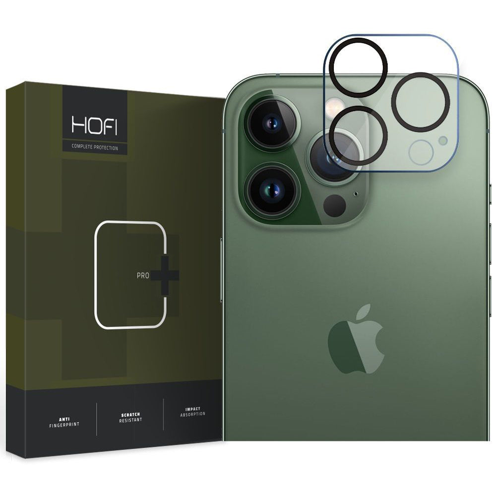 Zaščitna folija za zadnjo kamero HOFI PRO+ za Apple iPhone 14 Pro Max / 14 Pro, Kaljeno steklo, Črna