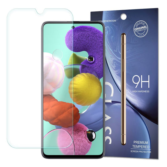 Zaščitna folija za zaslon OEM za Samsung Galaxy A51 A515, kaljeno steklo, polno lepilo