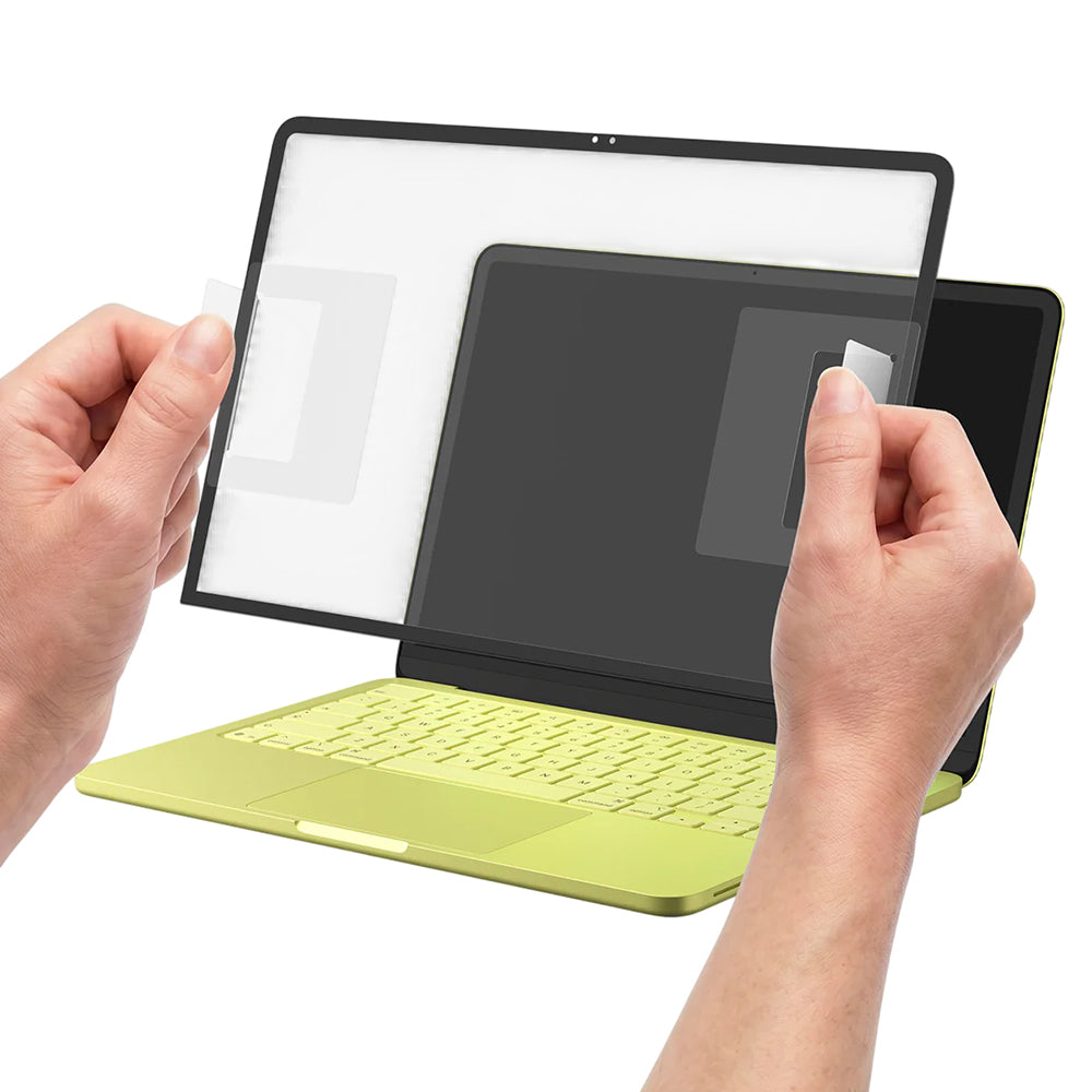 Zaščitna folija za zaslon Spigen GlastR Slim za Apple MacBook Neo 13-palčni, kaljeno steklo, črna AGL11669