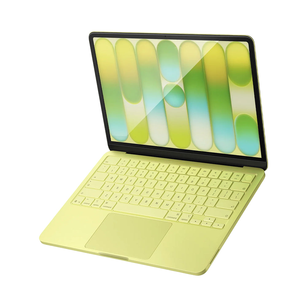 Zaščitna folija za zaslon Spigen GlastR Slim za Apple MacBook Neo 13-palčni, kaljeno steklo, črna AGL11669