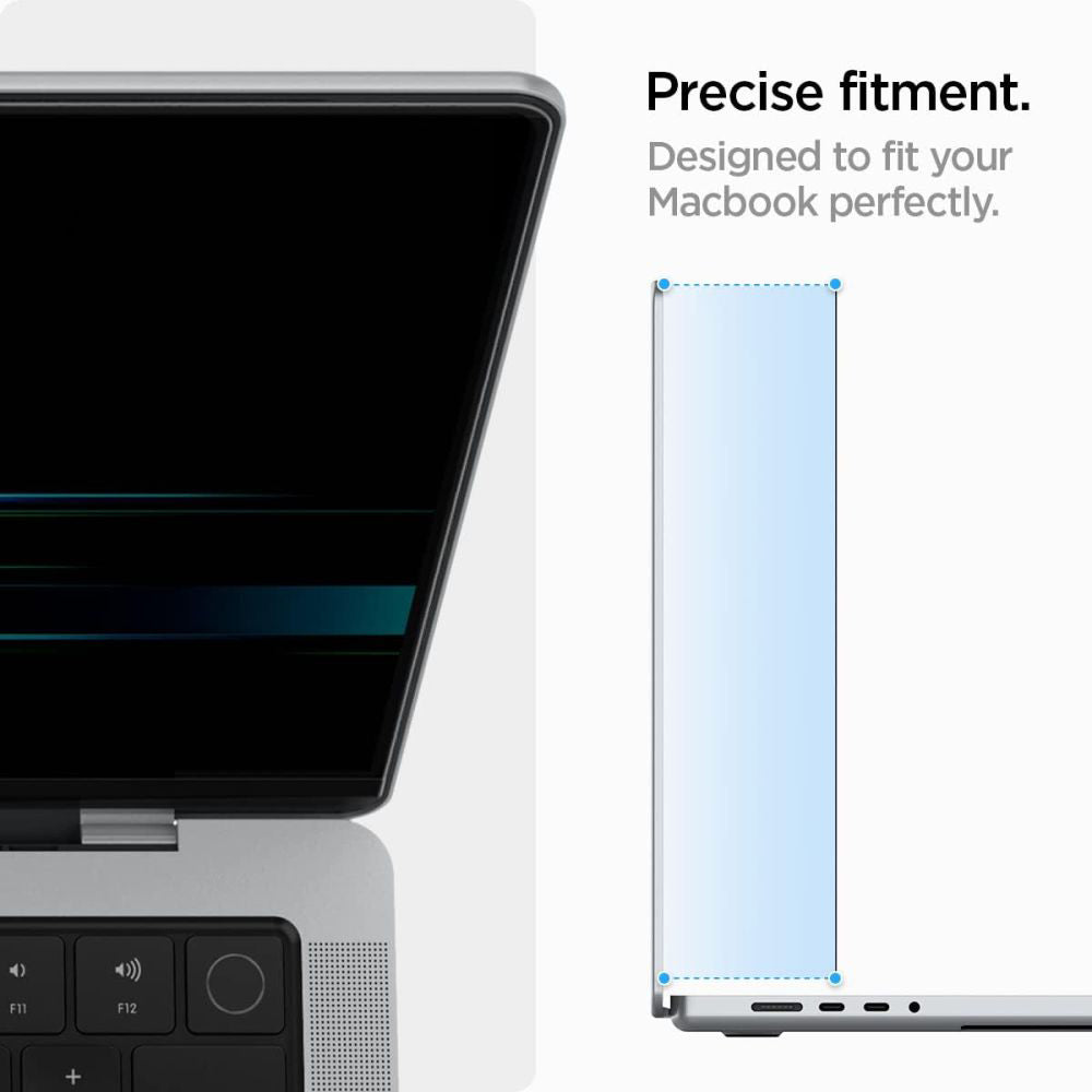 Zaščitna folija za zasebnost zaslona Spigen Safe View Magnetic za Apple MacBook Pro 14inch (2022) / (2024) / (2023) / (2021), Plastika AFL06158