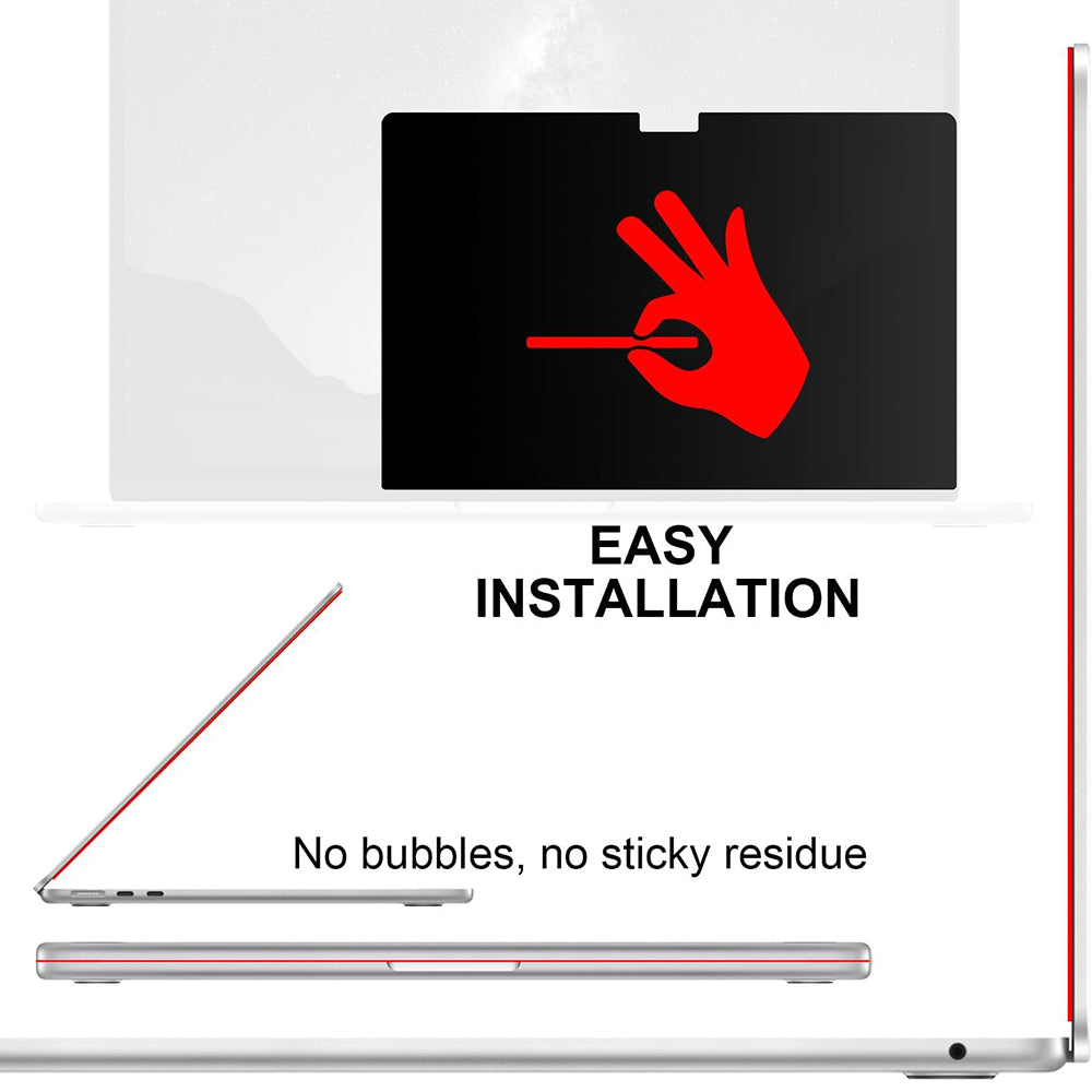 Zaščitna folija za zasebnost zaslona Techsuit VisionProX Magnetic za Apple MacBook Pro 14inch (2024), Plastika