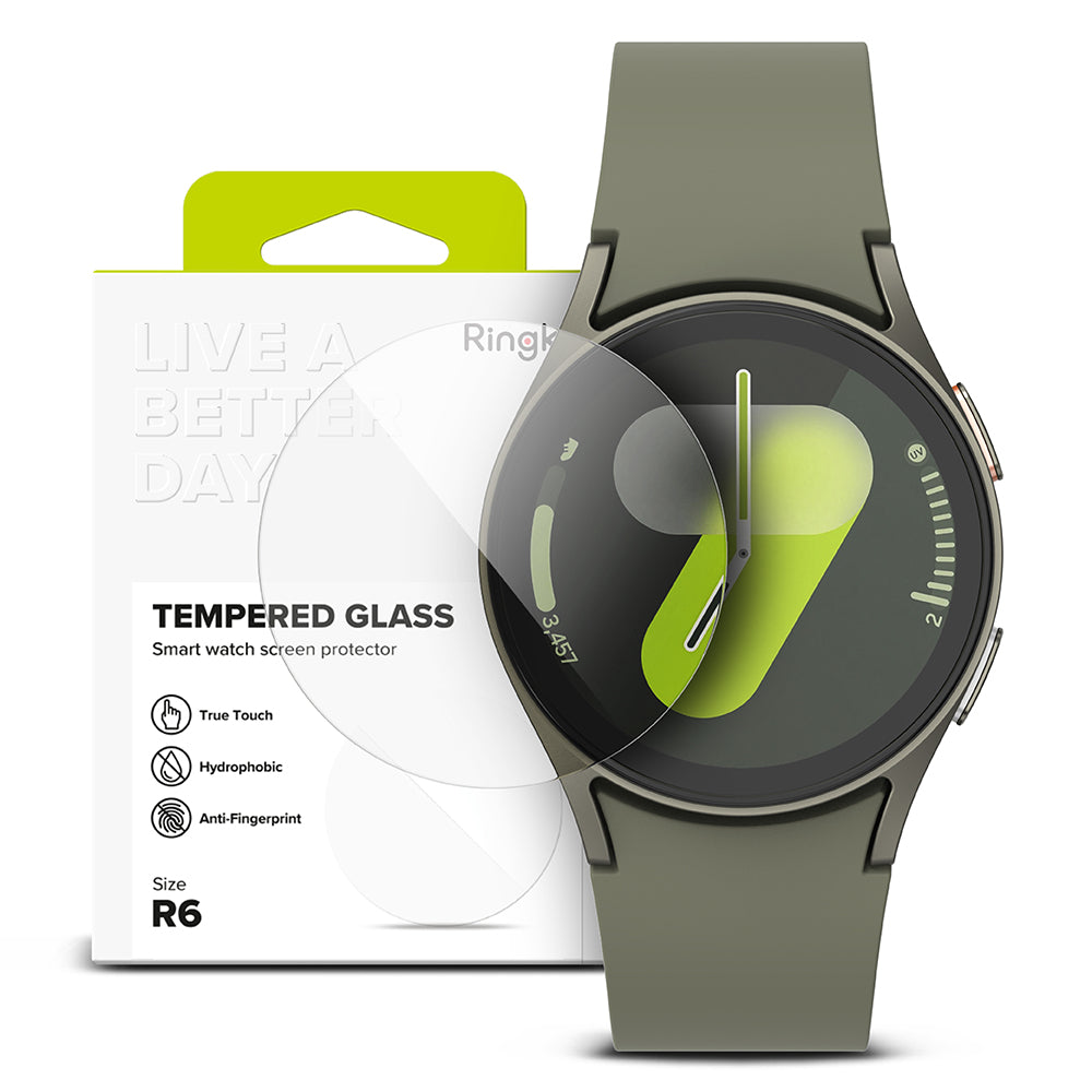 Zaščitna folija Ringke R6 za Samsung Galaxy Watch7 44mm, komplet 4 kosi, kaljeno steklo