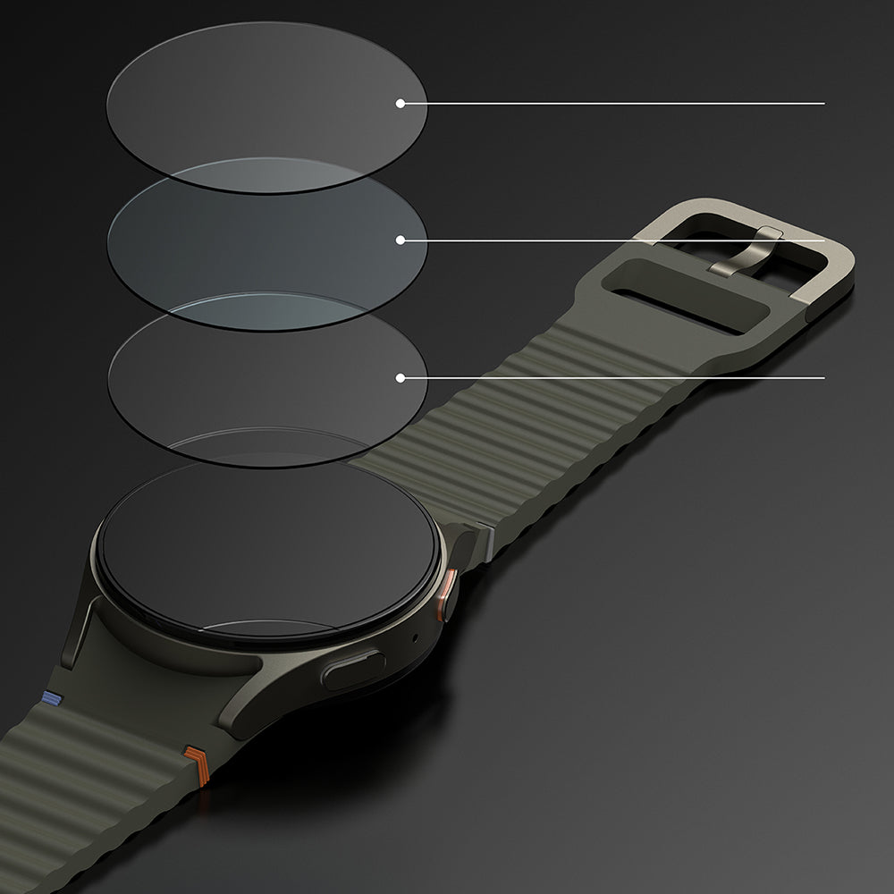 Zaščitna folija Ringke R6 za Samsung Galaxy Watch7 44mm, komplet 4 kosi, kaljeno steklo