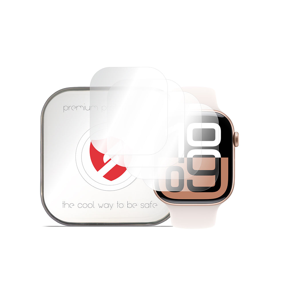 Zaščitna folija Smart Protection Premium Classic za Apple Watch Series 10 42mm, komplet 4 kosi, plastika