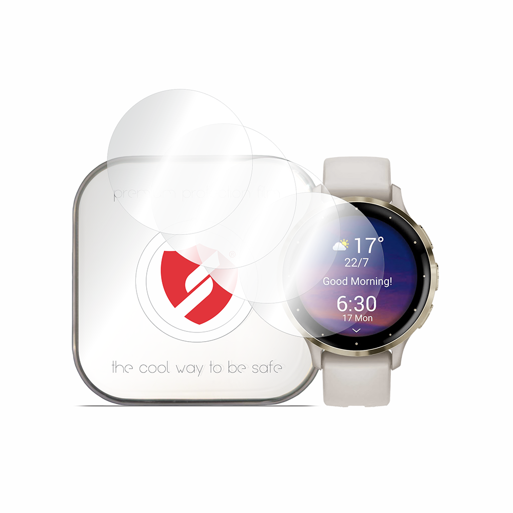 Zaščitna folija Smart Protection Premium Classic za Garmin Venu 3S, komplet 4 kosi, plastika