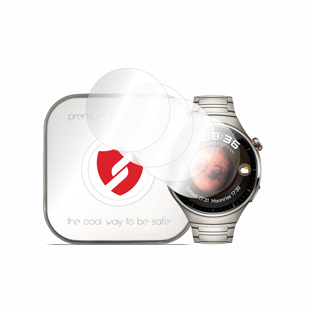 Zaščitna folija Smart Protection Premium Classic za Huawei Watch 4 Pro, komplet 4 kosi, plastika