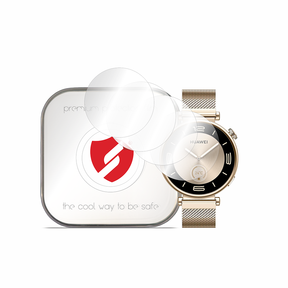 Zaščitna folija Smart Protection Premium Classic za Huawei Watch GT 4 41mm, komplet 4 kosi, plastika