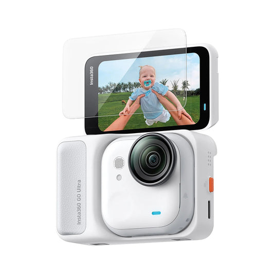 Zaščitna folija za zaslon Spigen GlastR Slim za Insta360 Go Ultra, Kaljeno steklo, Set 2 kosa AGL11171