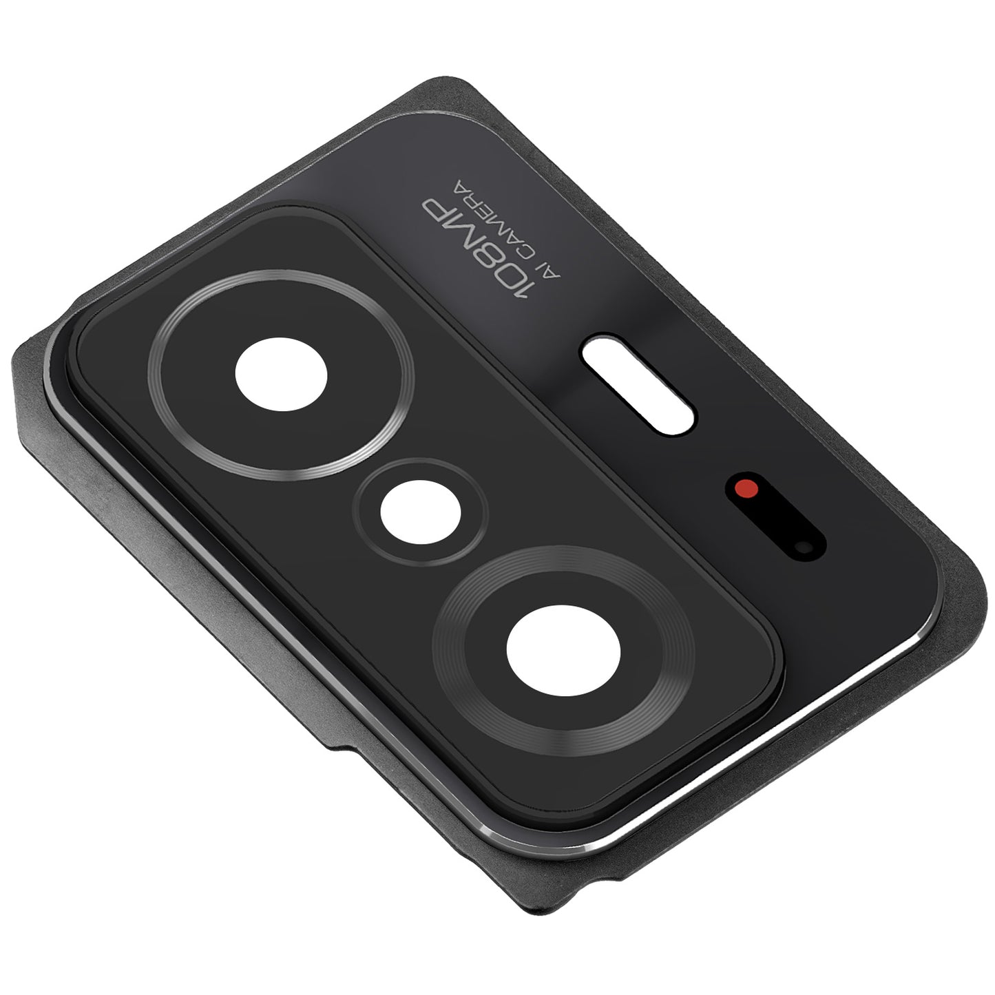 Steklo za zadnjo kamero Xiaomi 11T / 11T Pro, z okvirjem, črno