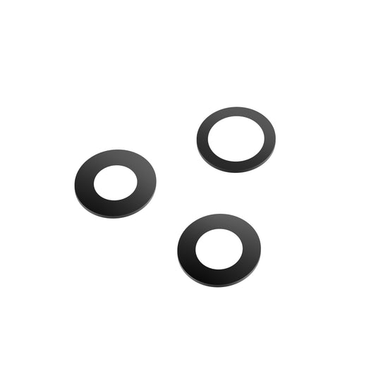 Steklo za zadnjo kamero Apple iPhone 12 Pro, širokokotno + ultra širokokotno + telefoto, črno