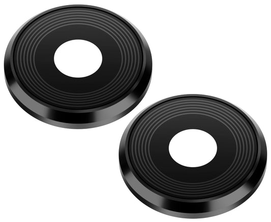 Steklo za zadnjo kamero Huawei Mate 20 Lite, širokokotno + globinsko, z okvirjem, črno