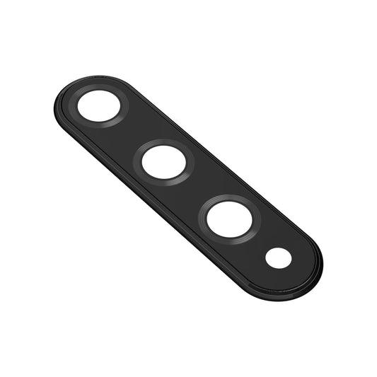 Steklo za zadnjo kamero Huawei nova 5T, z okvirjem, črno