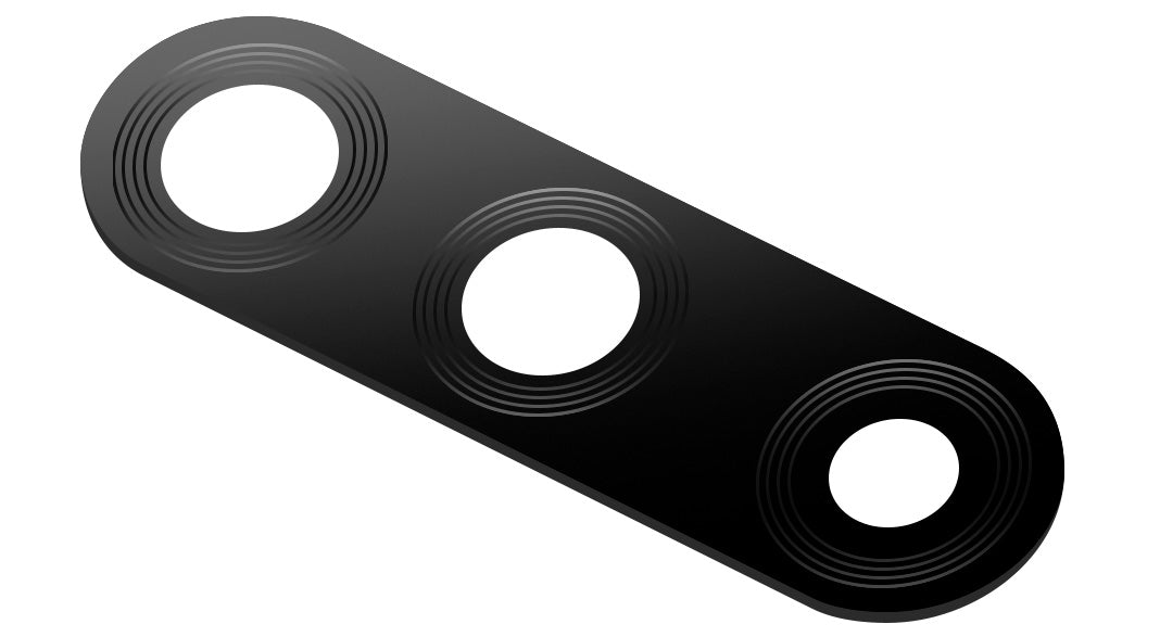 Steklo zadnje kamere Huawei P30 lite, črno