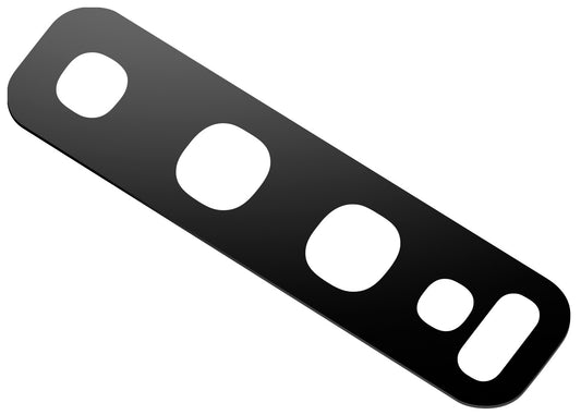 Steklo za zadnjo kamero Samsung Galaxy S10+ G975 / S10 G973, črno