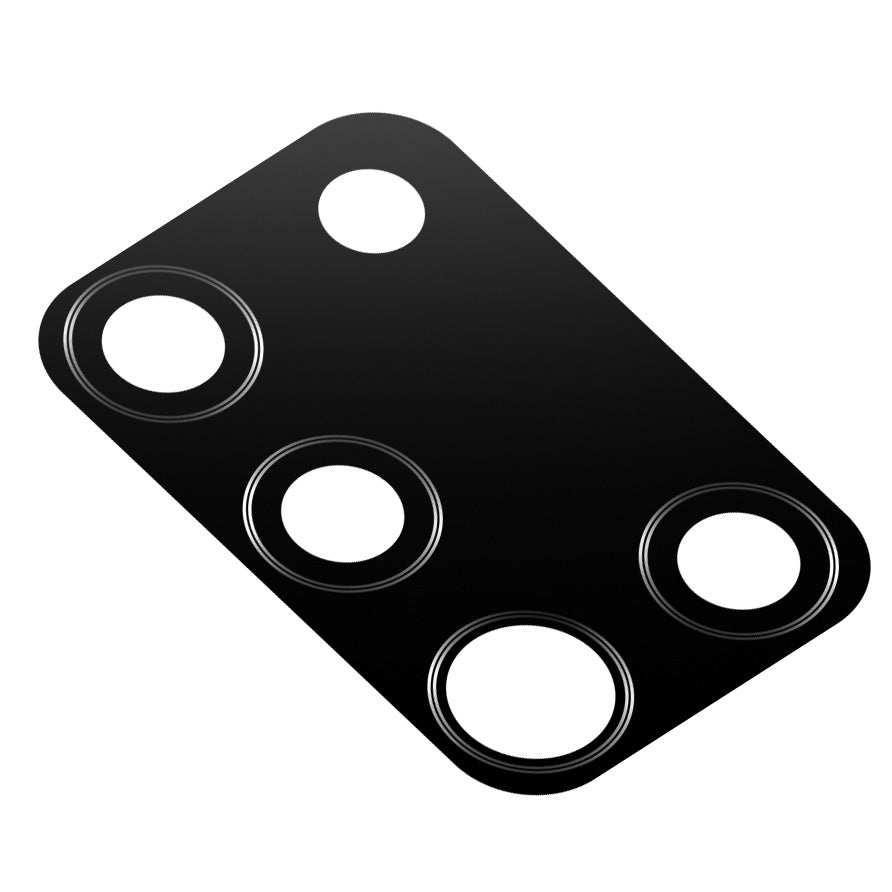 Steklo za zadnjo kamero Samsung Galaxy A21s A217, črno