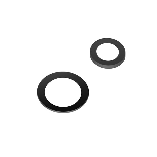 Steklo za zadnjo kamero Samsung Galaxy A32 5G A326, širokokotno + makro, črno