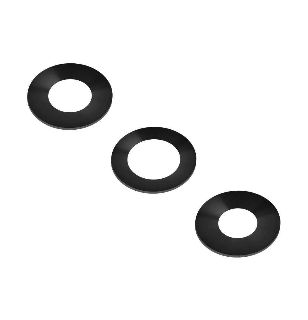 Steklo zadnje kamere Samsung Galaxy A54 A546, Wide + UltraWide + Macro, Črno