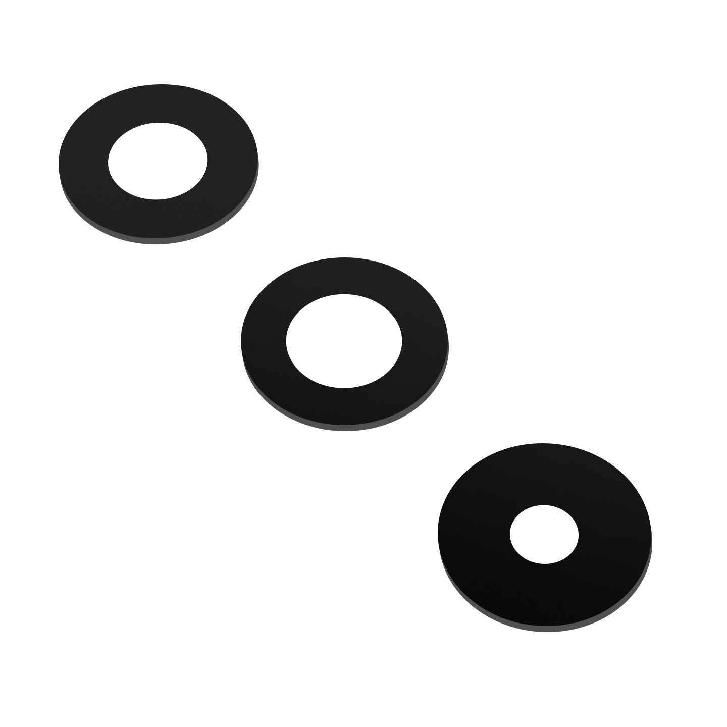 Steklo zadnje kamere Samsung Galaxy A15 5G A156 / A15 A155, Wide + UltraWide + Macro, Črno