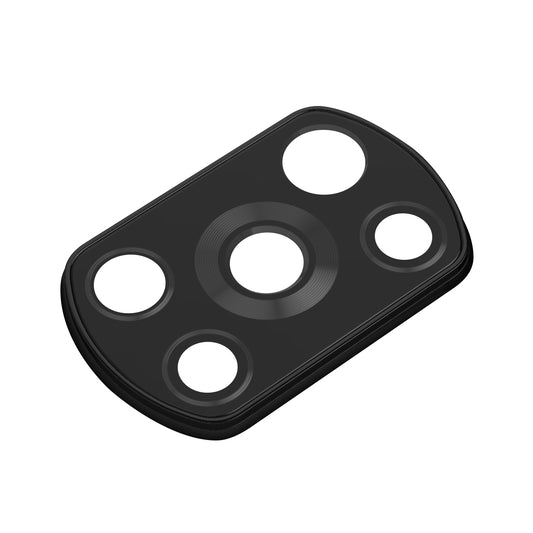 Steklo za zadnjo kamero Xiaomi Poco X3 NFC / X3, z okvirjem, črno