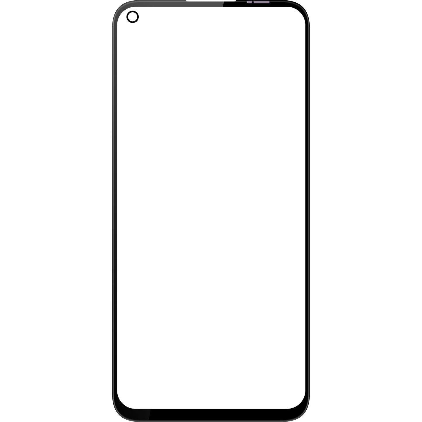 Zaslon Steklo + OCA Forward Shield za Huawei P40 lite 4G, Črno