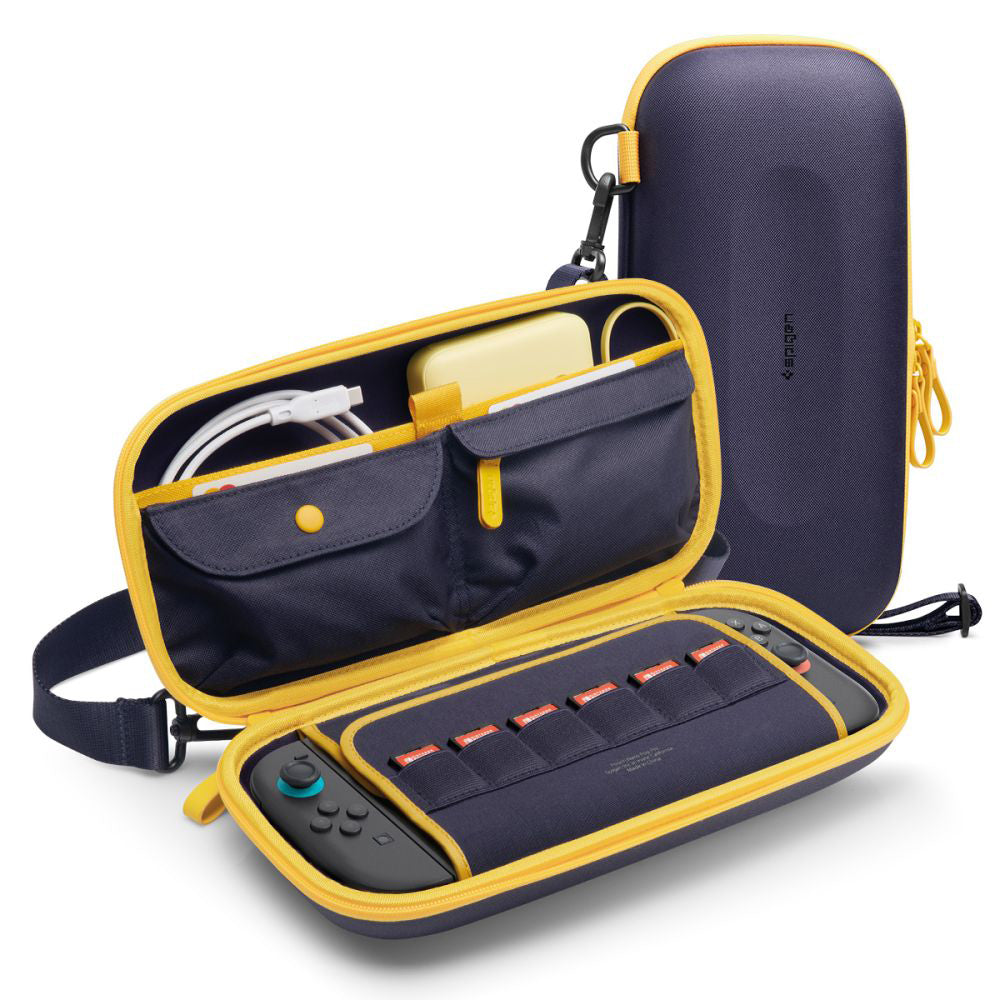 Torbica za zaščito Spigen Nano Pop Pro za konzolo Nintendo Switch 2, mornarsko modra AGP09565