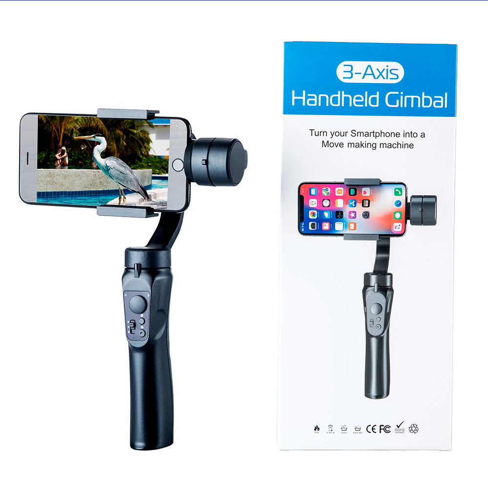 Gimbal stabilizator Techsuit H4, črn