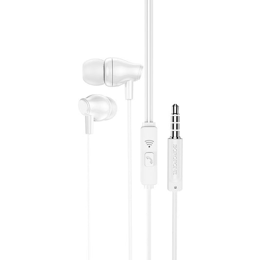 Slušalke za prostoročno telefoniranje 3,5 mm BM61 Wanderer, bele barve