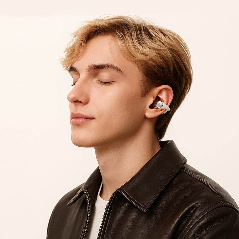 Brezžične slušalke Bluetooth Acefast Aceclip Pro, TWS, bele