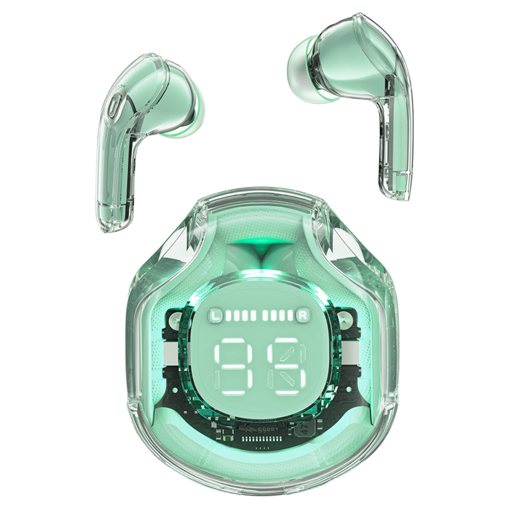 Brezžične slušalke Bluetooth Acefast T8, TWS, zelene