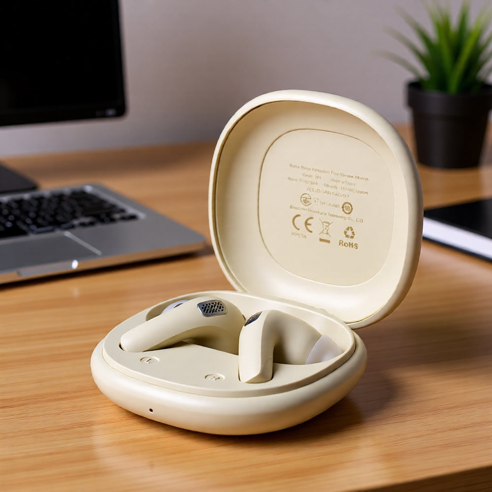 Brezžične slušalke Bluetooth Acefast W3, TWS, ANC, Kaki